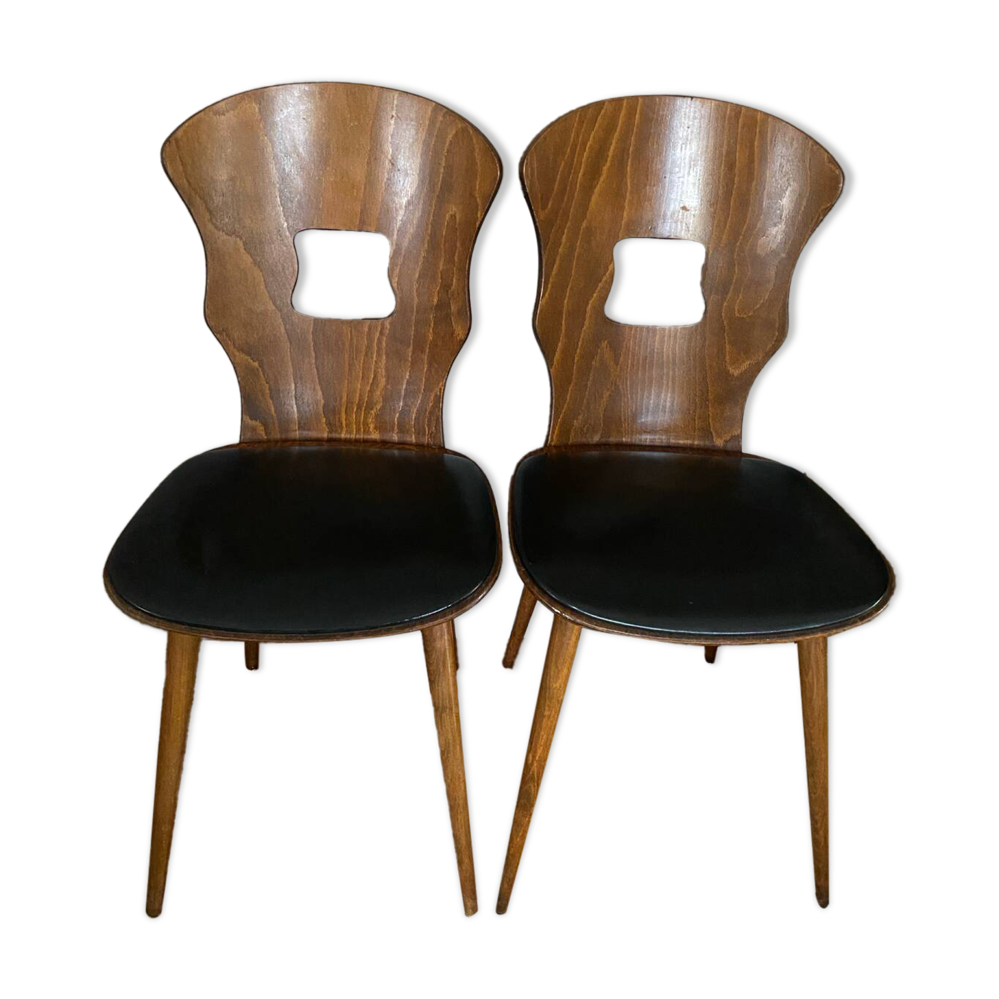 2 bistro chairs Baumann model Gentiane