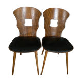 2 bistro chairs Baumann model Gentiane