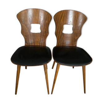 2 bistro chairs Baumann model Gentiane