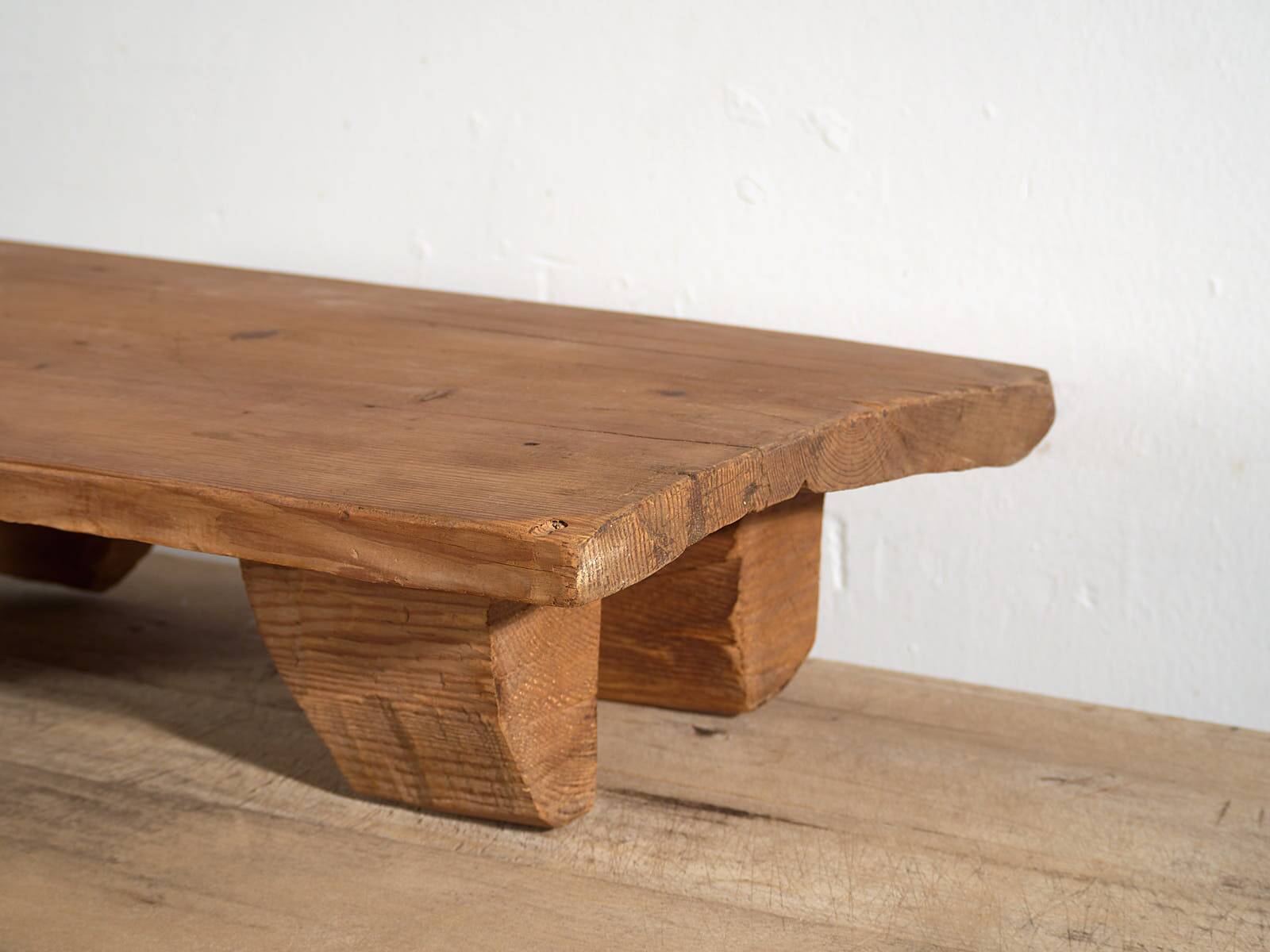 Antique solid wood side table (c.1920)