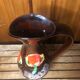 Old poet laval pitcher “brigitte” vintage painted ceramic