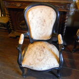 Bench and chairs style Napoleon III