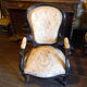 Bench and chairs style Napoleon III