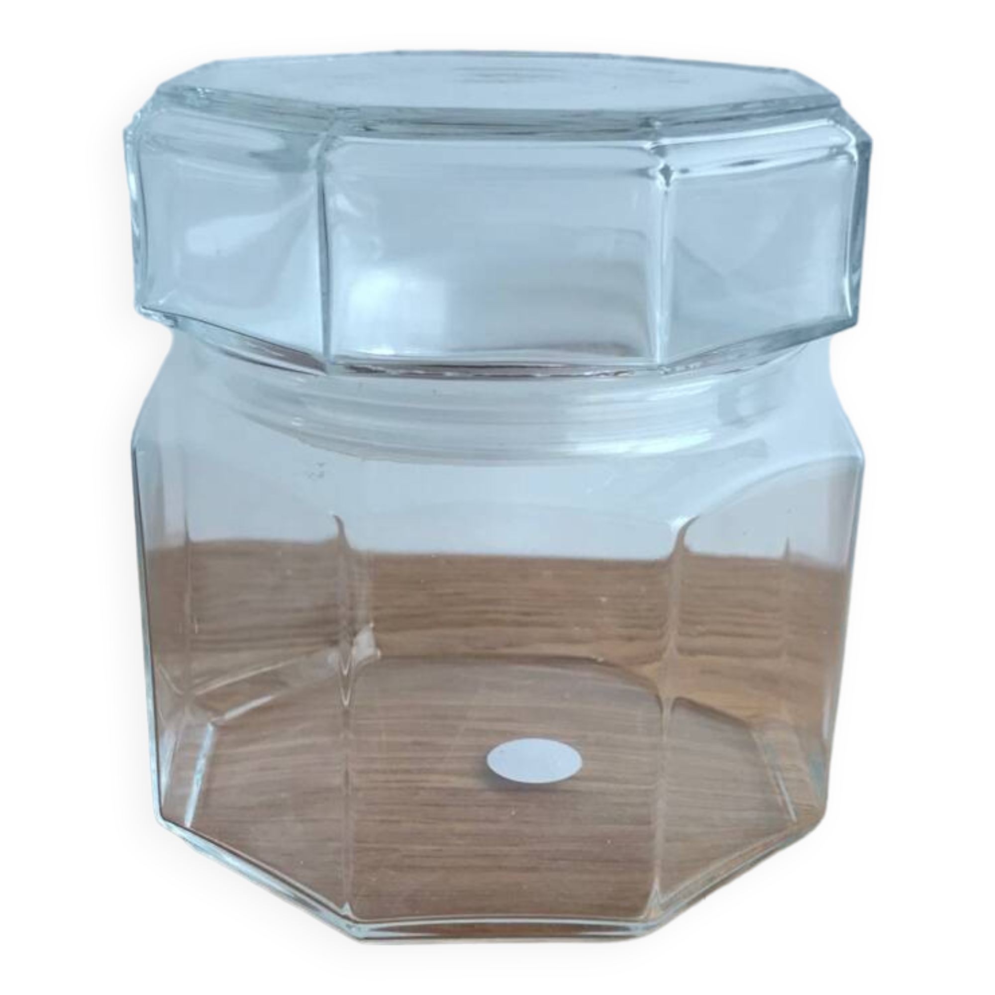 Vintage arcoroc octime model hermetic glass jar