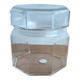 Vintage arcoroc octime model hermetic glass jar