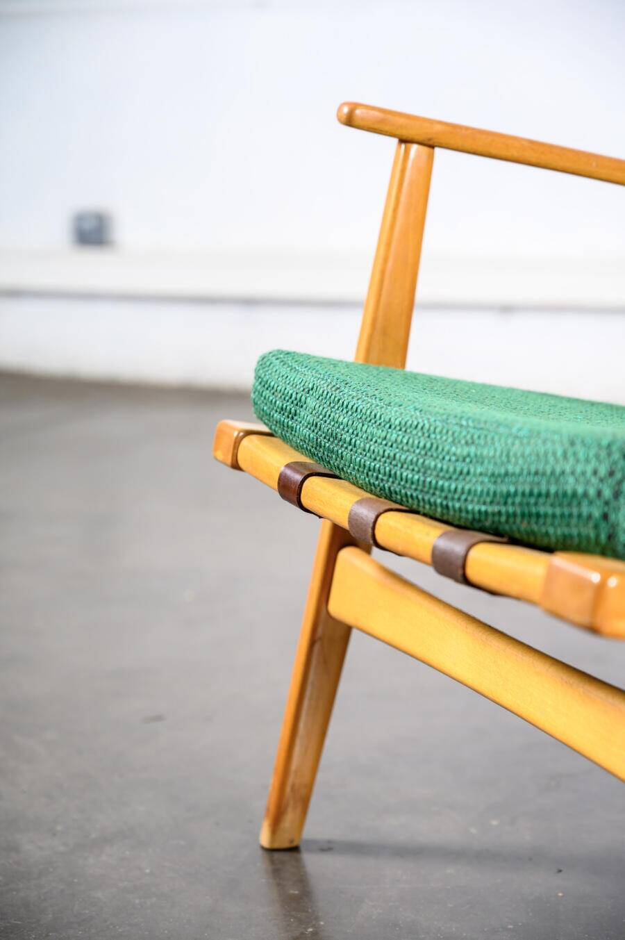 Vintage fan back armchair