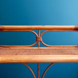 Rattan wall shelf