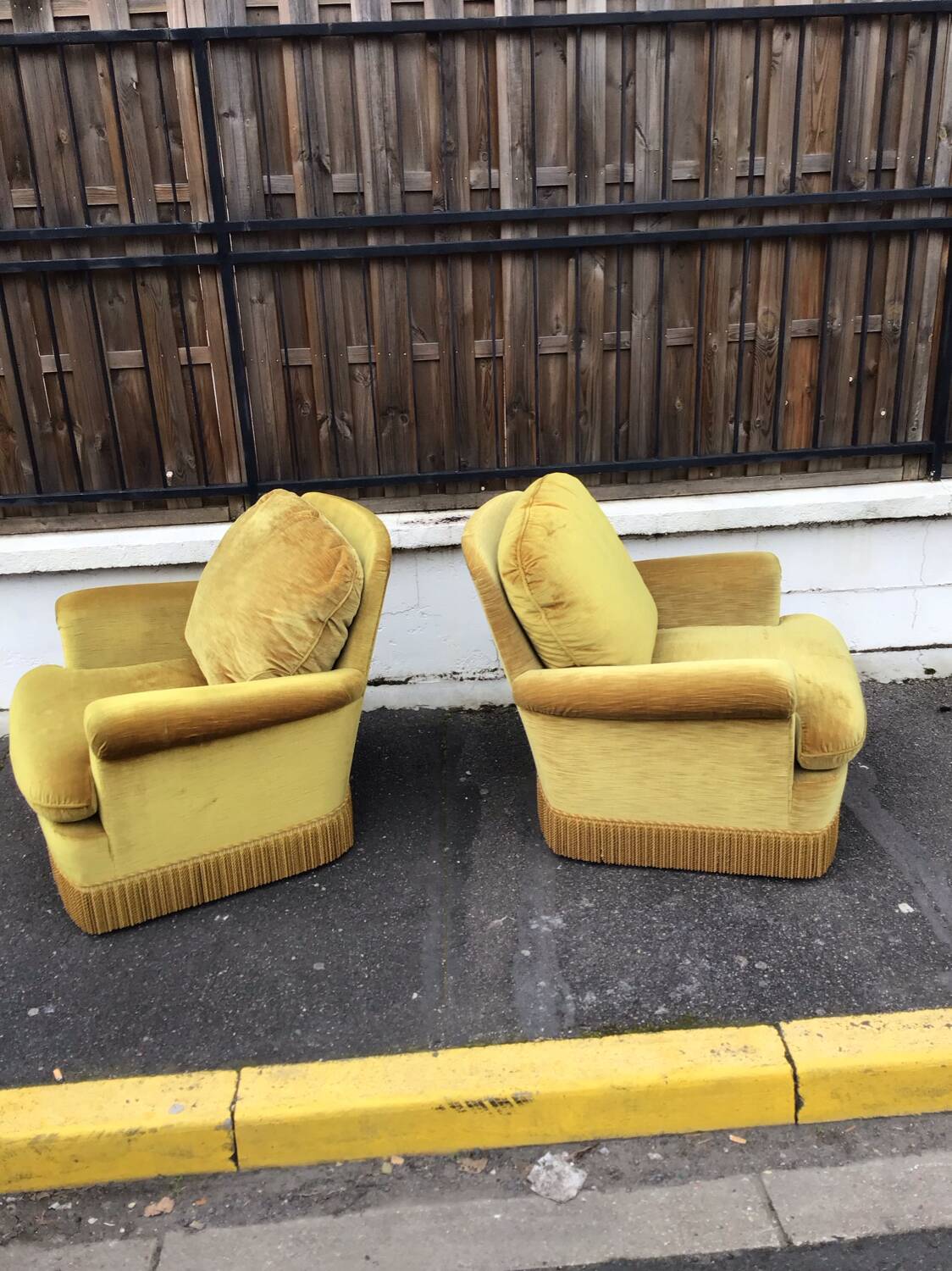 Pair of 1950 armchairs