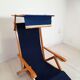 Vintage rehabilitable beach bed, Fratelli Reguitti production