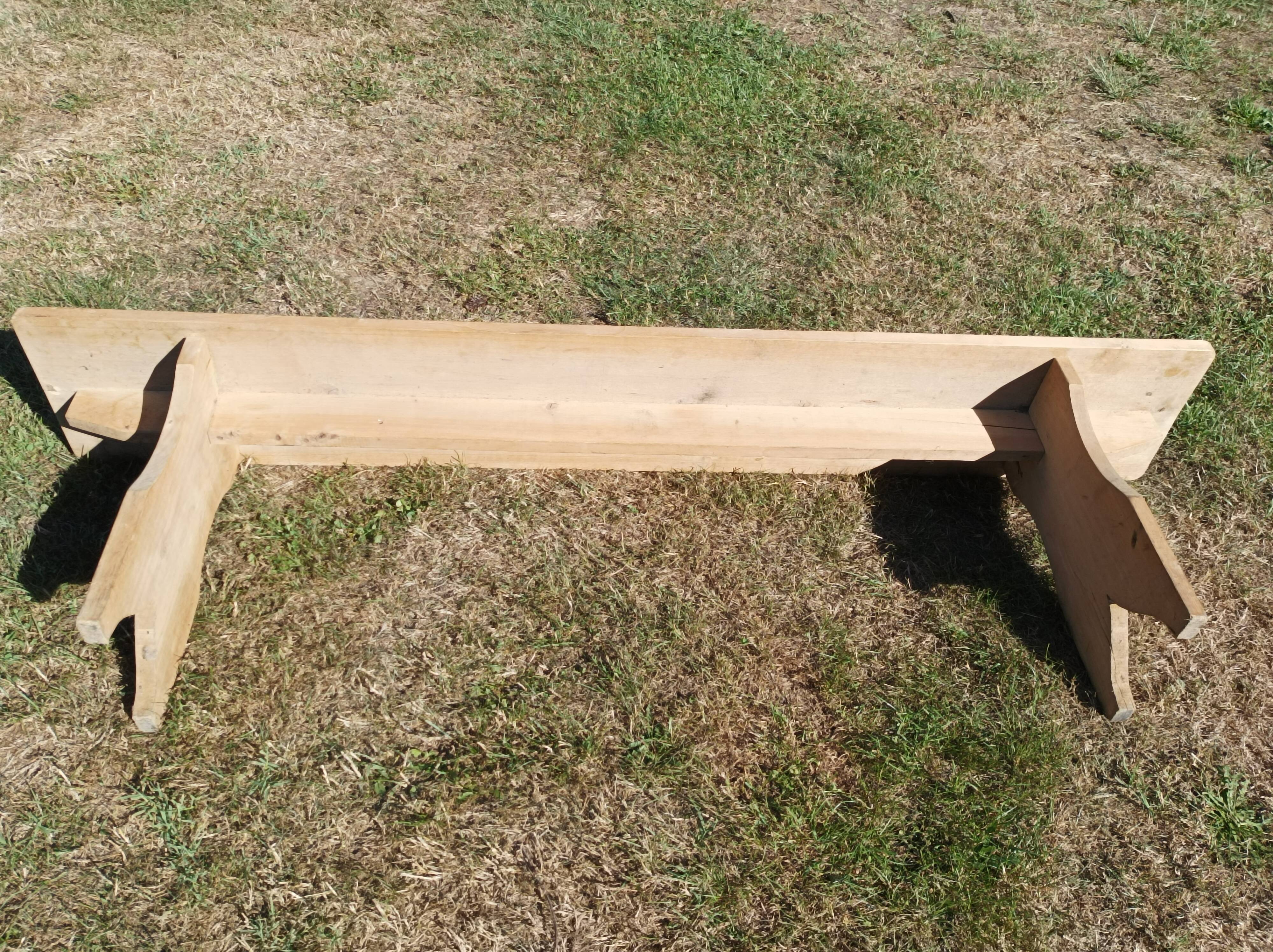 Bancs de ferme en peuplier