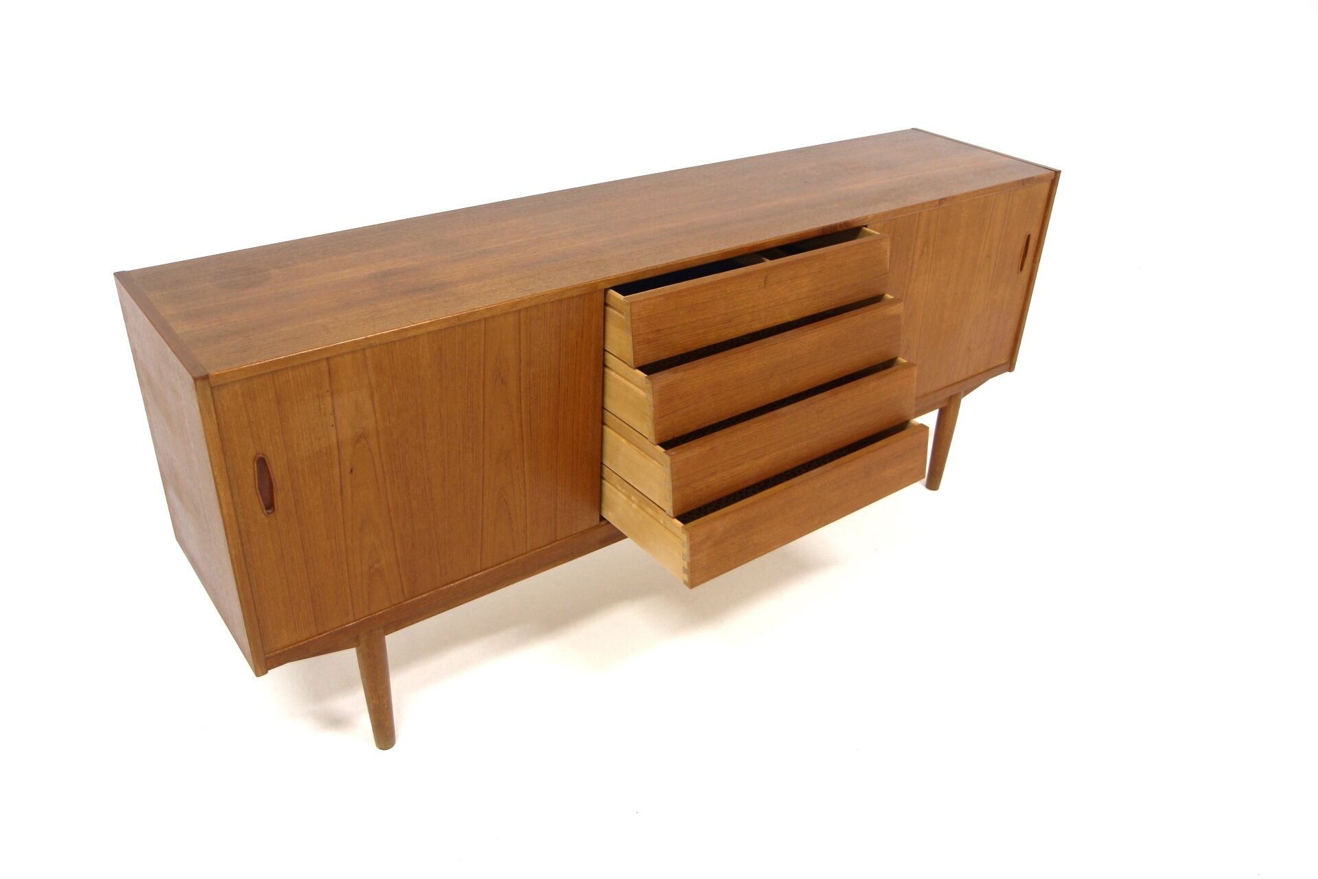 Scandinavian teak enfilade "Trio", Nils Jonsson, Troeds, Sweden, 1960