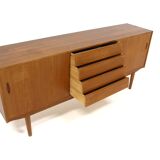 Scandinavian teak enfilade "Trio", Nils Jonsson, Troeds, Sweden, 1960