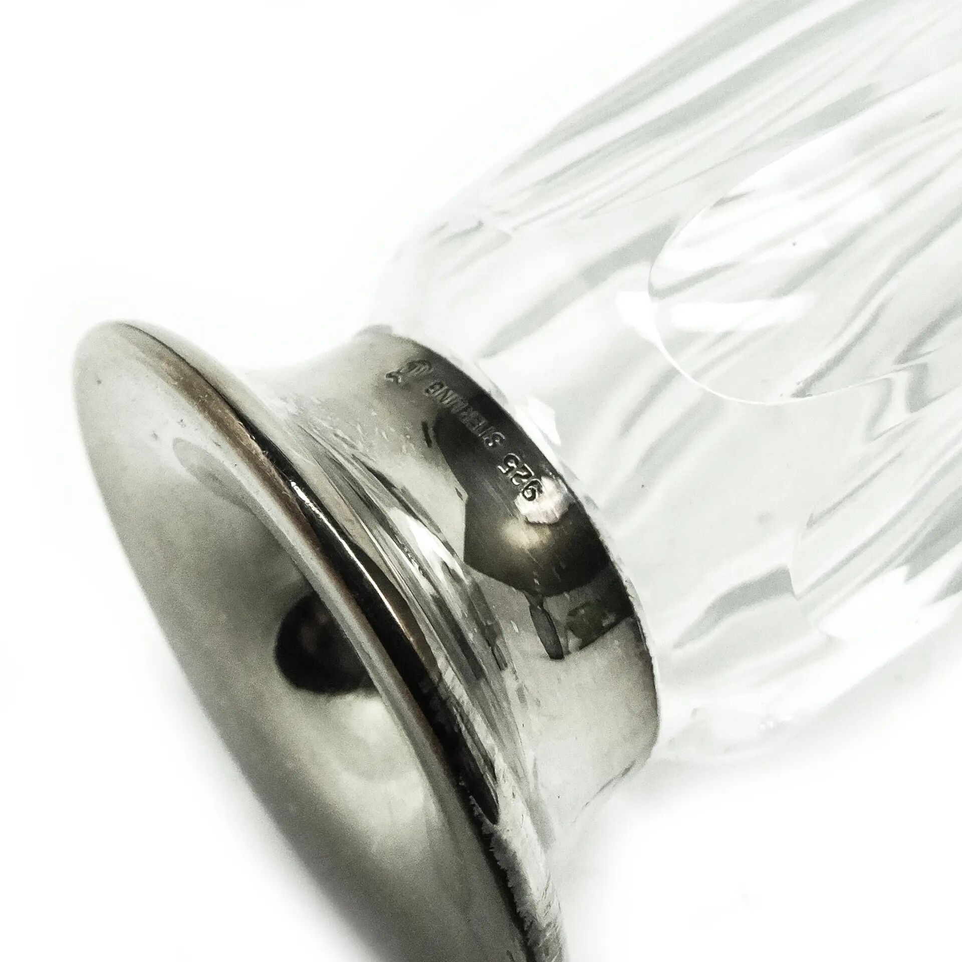 Vase Art Déco, cristal, Norvège, années 1950