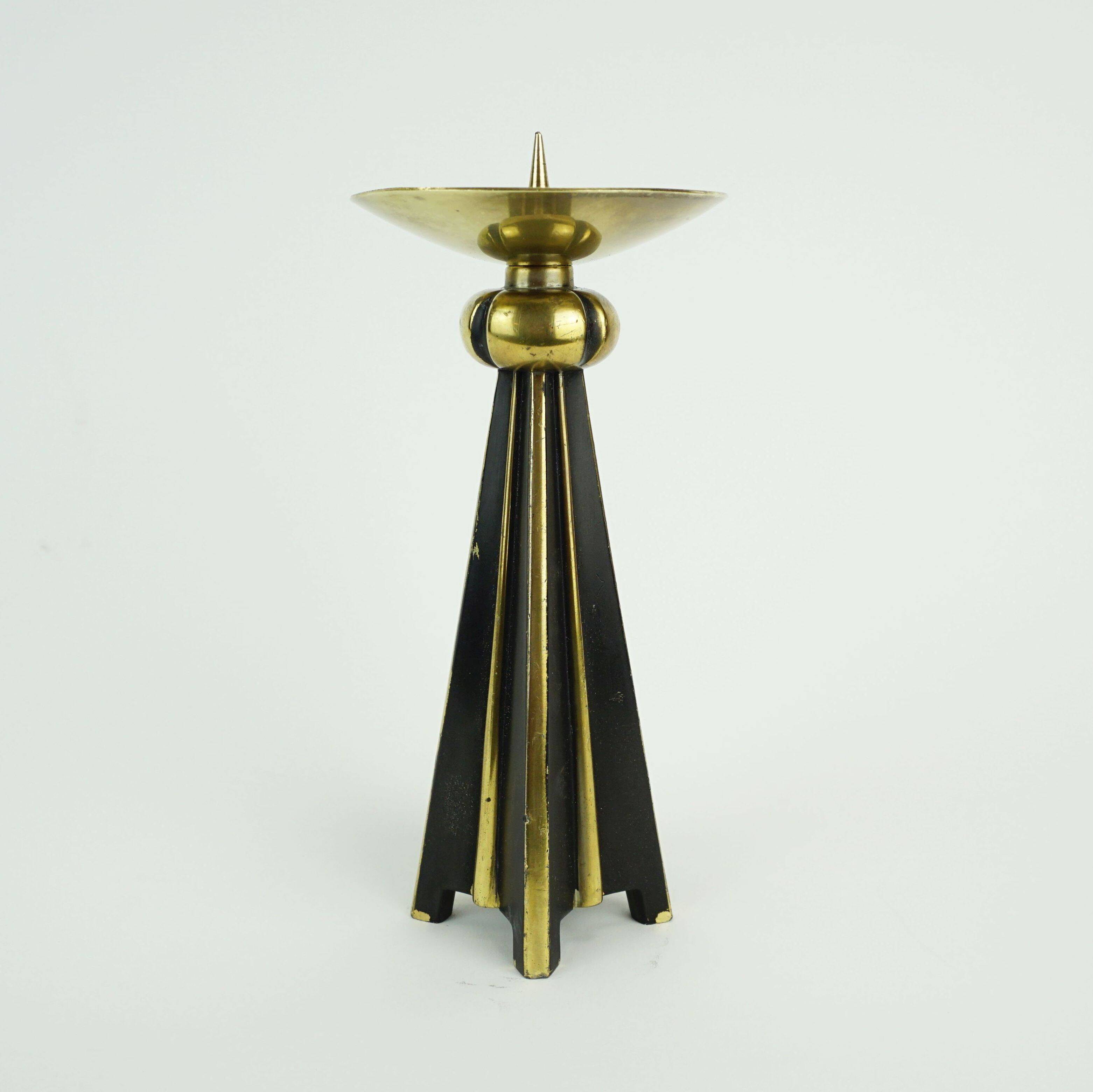 1950s mid century candle holder klaus ullrich faber & schumacher