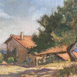 Paysage du sud de la France de 1941