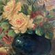 Peinture «Nature morte avec fleur et fruit».