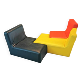 Canapé original en cuir, Canapé Confluence de Ligne Roset