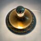 Simple flush lamp in brass, mid-century German design, 1960s, Germany.