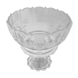 Chiseled crystal empty pocket cup