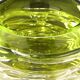 'Tamtam Honey' vase in crystal and green glass - Sem Schanzer (as l'Anverre