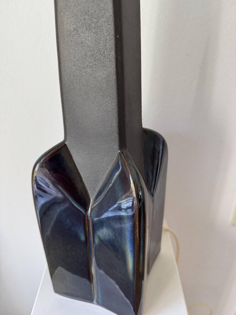 Stoneware ceramic table lamps by Einar Johansen for Søholm Stentøj, 1970s, set of 2