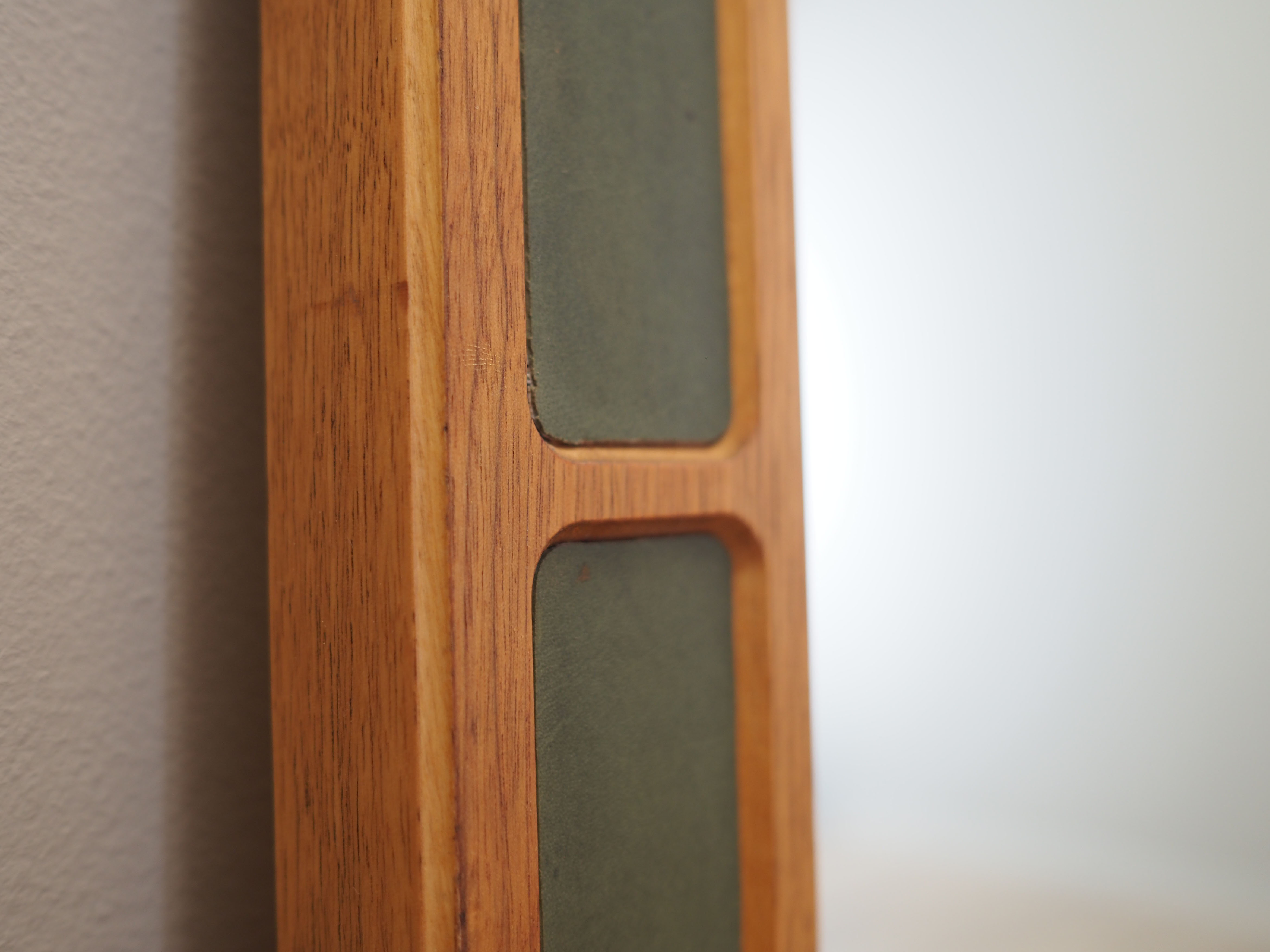 Teak mirror, Danish design, 1970s, production Denmark, 93x124 cm