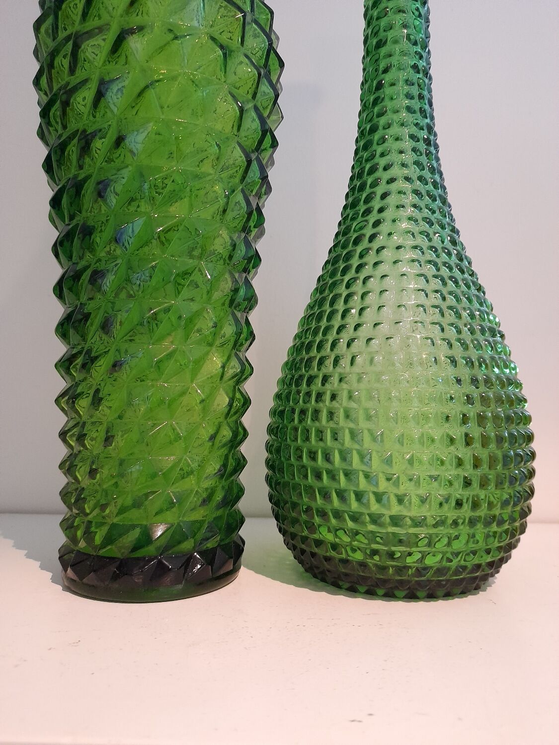 Empoli green genie bottles