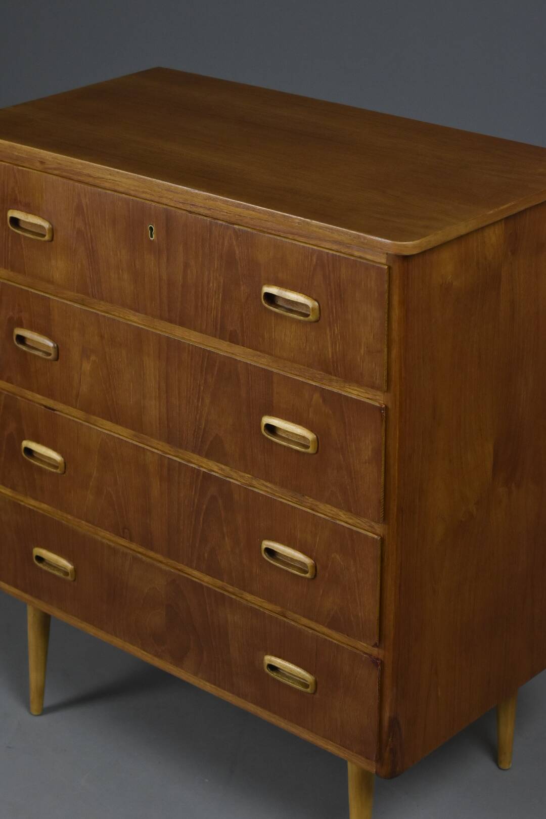 Scandinavian Teak Chest of Drawers, 1960s