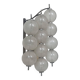 Vintage "Sterrenbeeld" wall lamp, Murano bubbled glass, Raak Netherlands 1960
