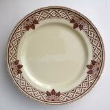 Presentation plate Creil and Montereau