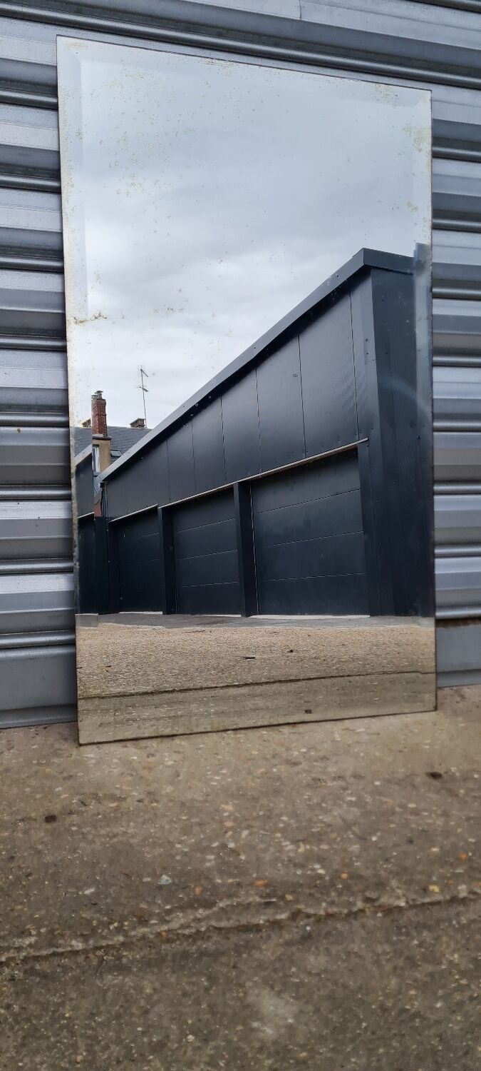 Art Deco beveled mirror