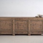 Antique elm buffet with three doors – Shanxi, circa 1920