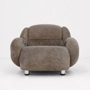 Fauteuil sculptural vintage, Italie années 1970