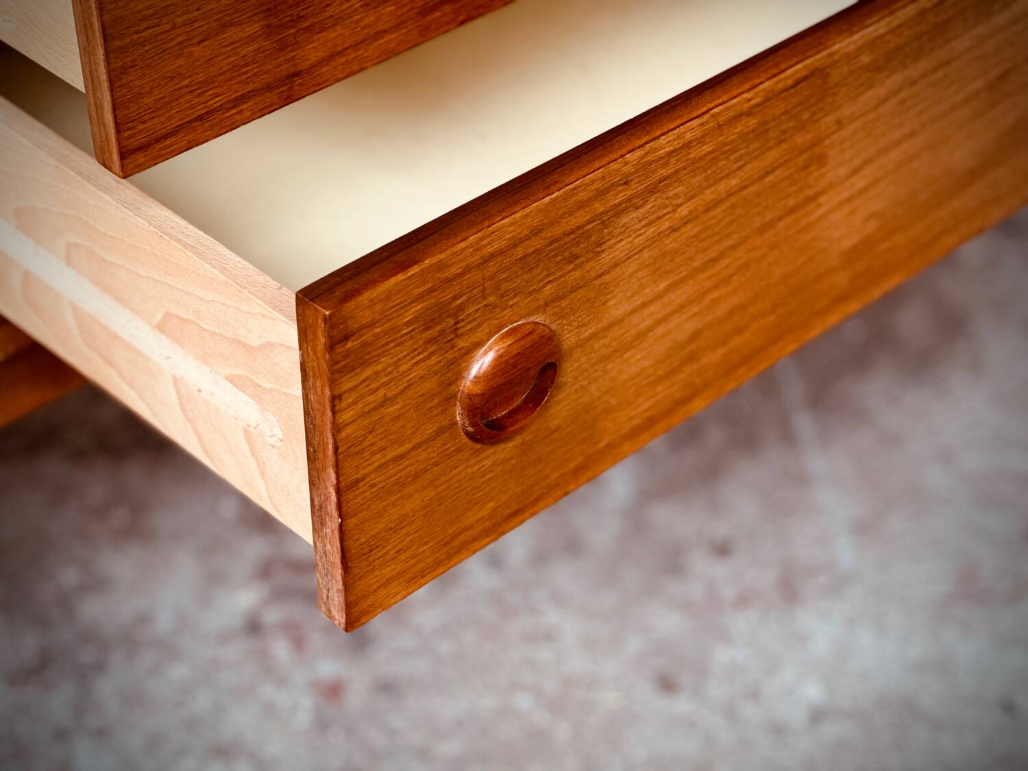 Sideboard, sideboard, vintage Scandinavian teak sideboard, 1960