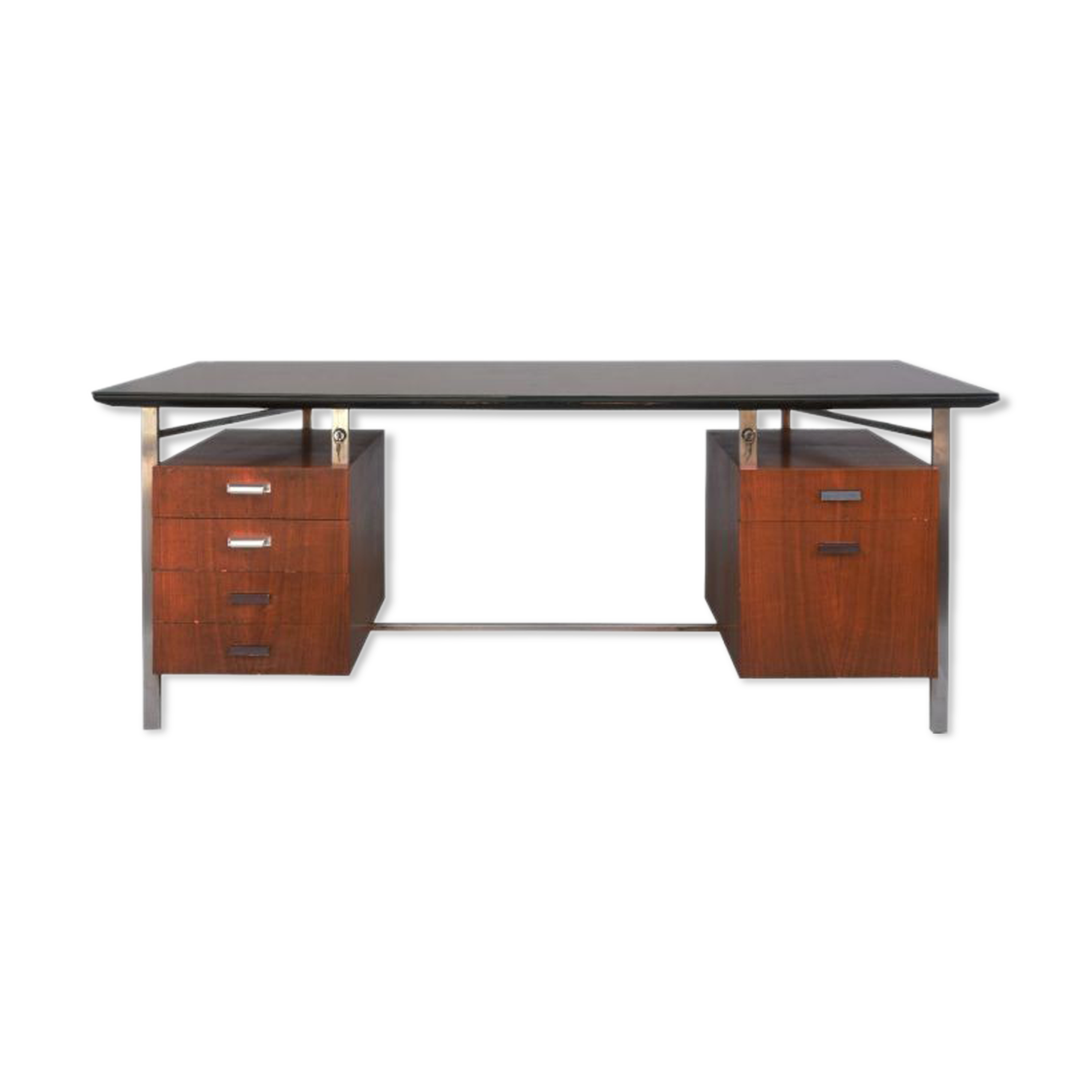 Presidential office rosewood and chrome 1960s