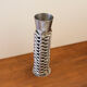 Vase en acier inoxydable compressé
