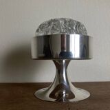 Tulip foot flower spade 1970 in silver metal