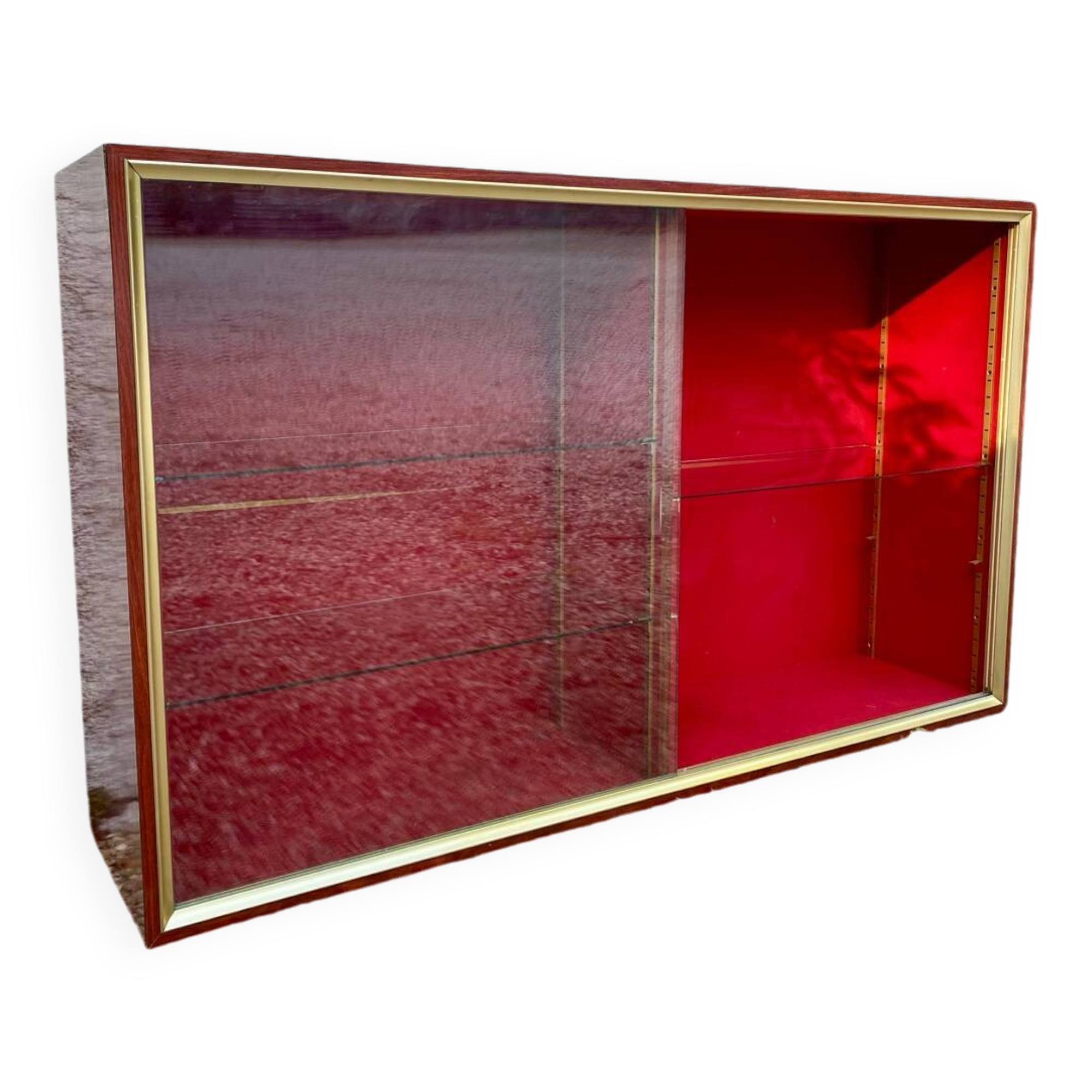 Large vintage 70s display case