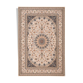 Tapis persan beige et noir chaku 80x150 cm