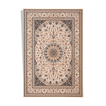 Chaku beige and black persian carpet 80x150 cm