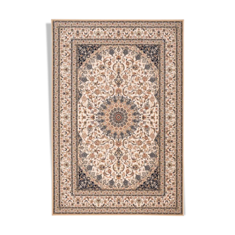 Chaku beige and black persian carpet 80x150 cm