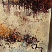 Tableau huile sur toile vintage