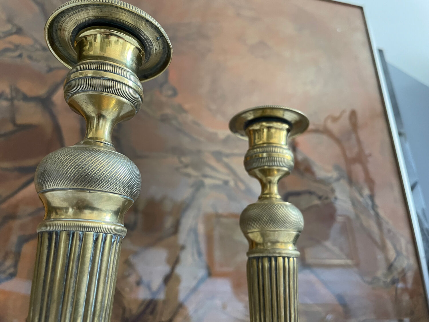 Golden candlesticks
