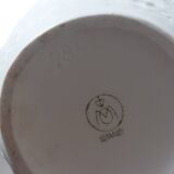 Pair of vintage biscuit porcelain vases by Metzler Ortloff