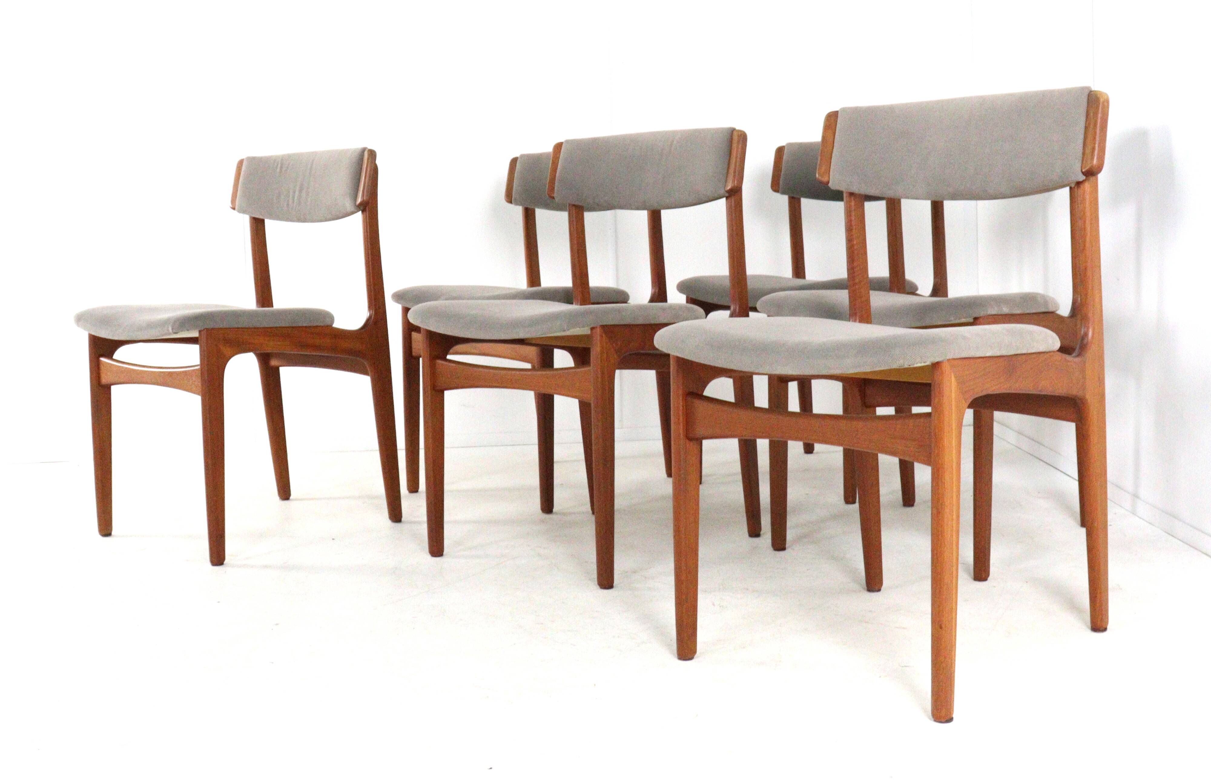 Ensemble de 6 chaises Thorsø Stole- og Møbelfabrik - design danois du milieu du siècle