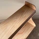Vintage floor with double tops wood brut
