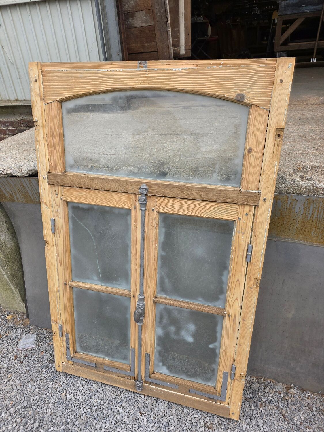 Old window with frame