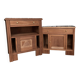 Art Deco vintage bedside tables and buffets Jada and Rosa accent furniture wood