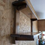 Oak wall shelf