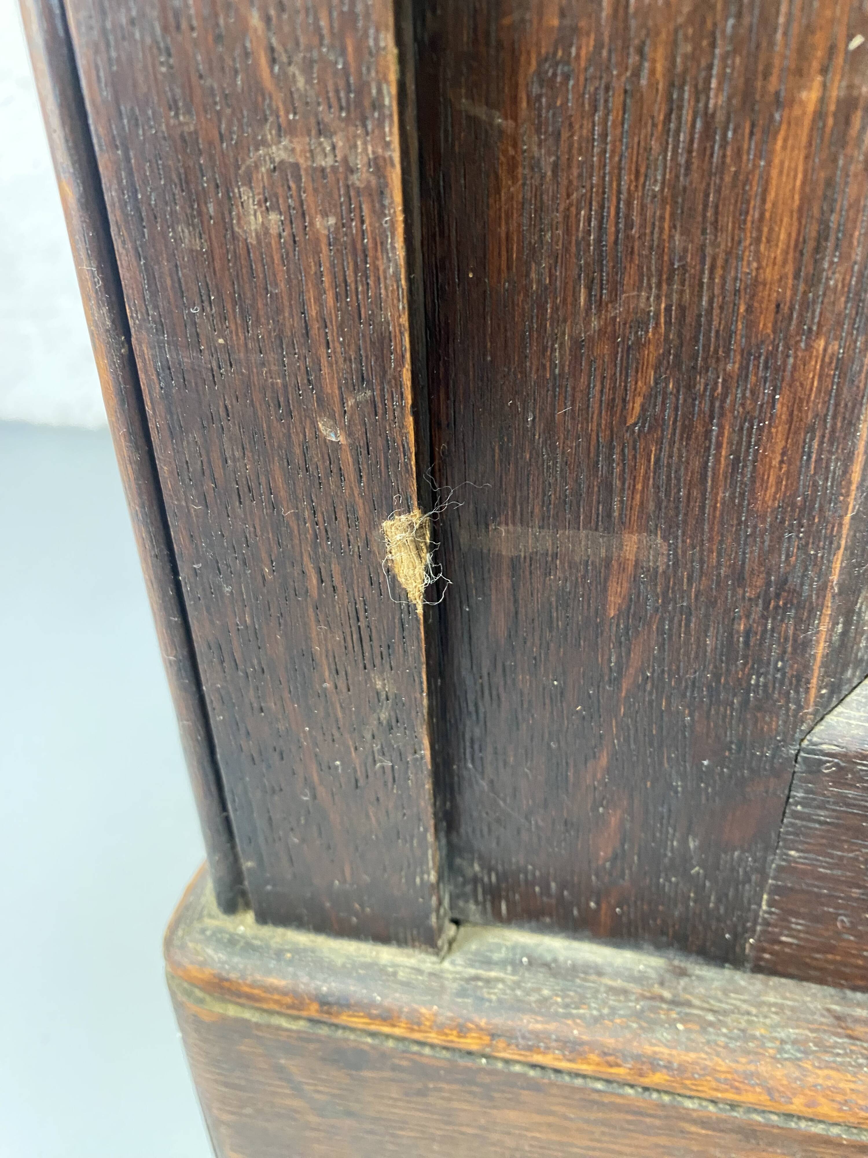 Large vintage wooden bookcase